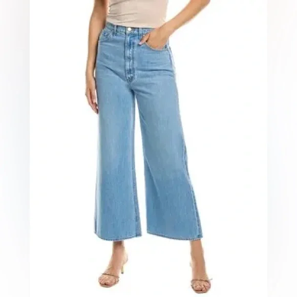MOTHER Snacks Funnel High Waist Wide Leg jeans - Picture 1 of 14